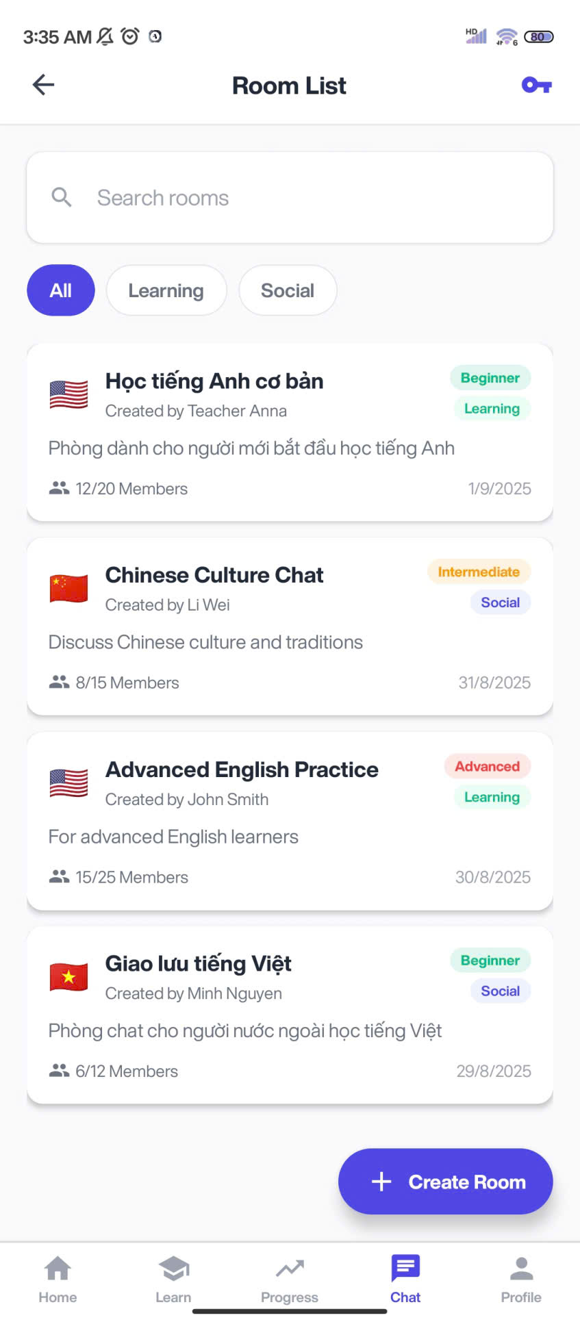 MonkeyLingua - P2P Language Learning demo 4